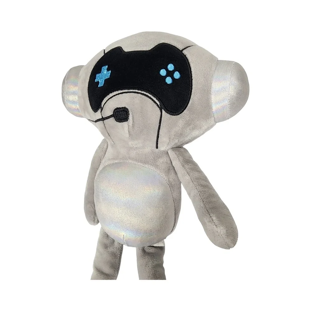 American Kids‎ Huggable Gaming Gamer Gray Robot Monkey Plush Toy